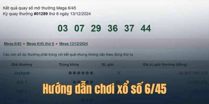 Xổ Số 6/45 - Hình Thức Giải Trí Đầy Ấn Tượng Hiện Nay